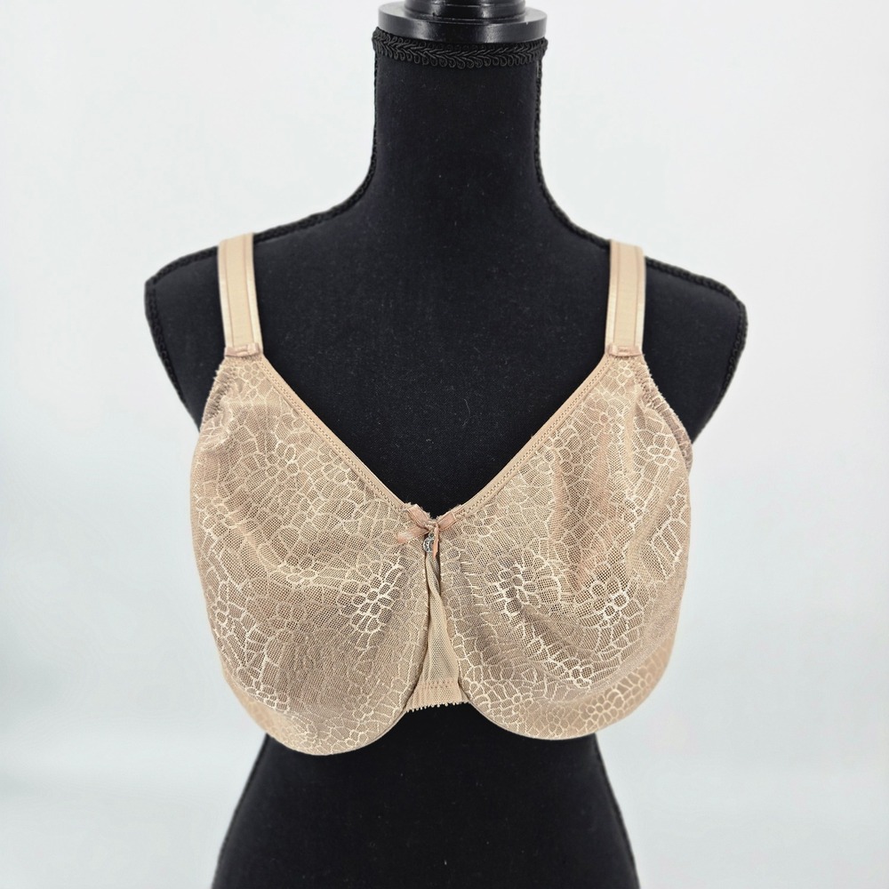 Chantelle C Magnifique Seamless Unlined Minimizer Bra Nude Beige Smooth 42D GUC